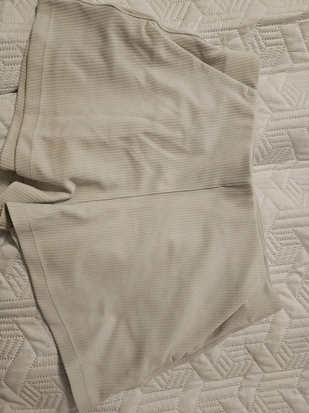 lululemon athletica High-Waist Ribbed Shorts - Cream